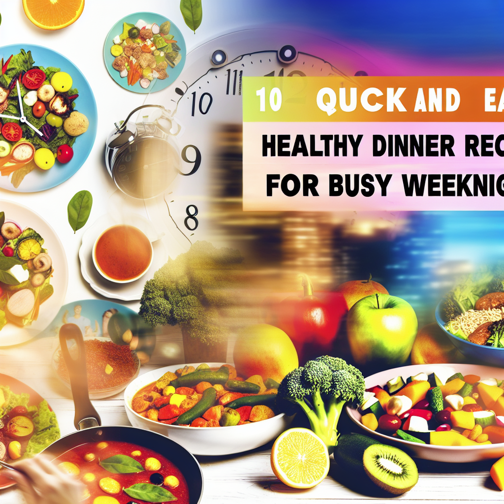 10 Quick and Easy Healthy Dinner Recipes for Busy Weeknights