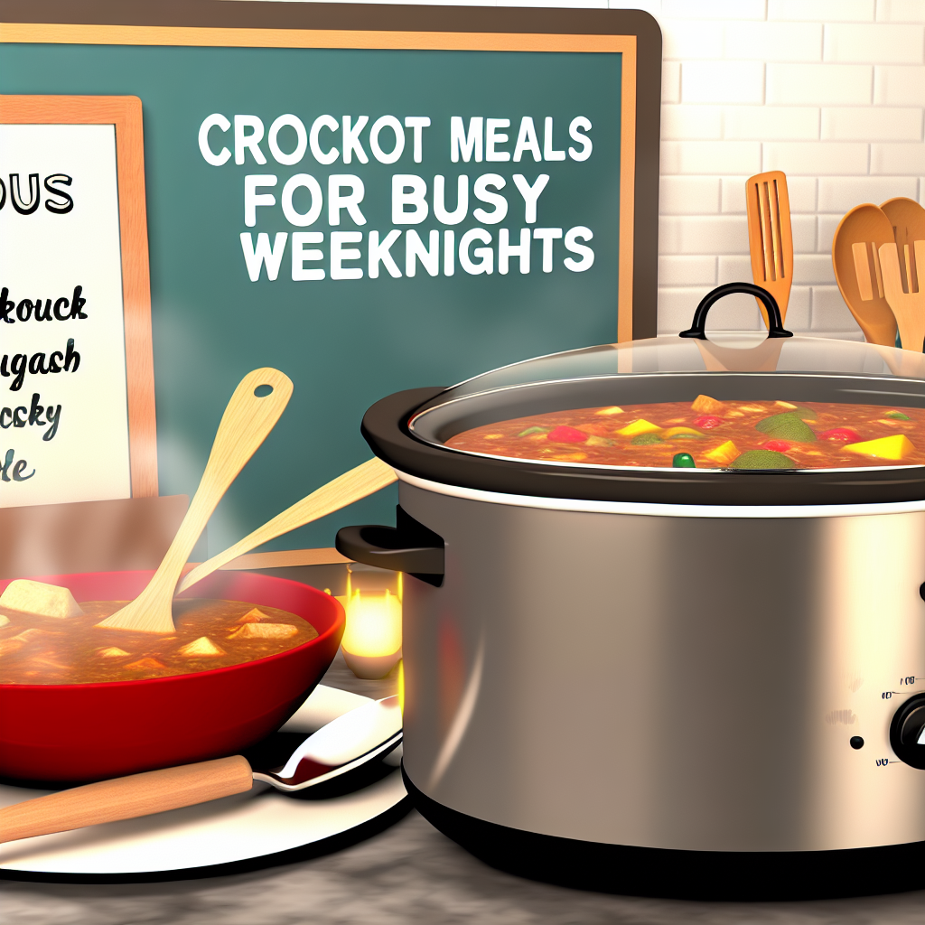Crockpot meals easy for busy weeknights