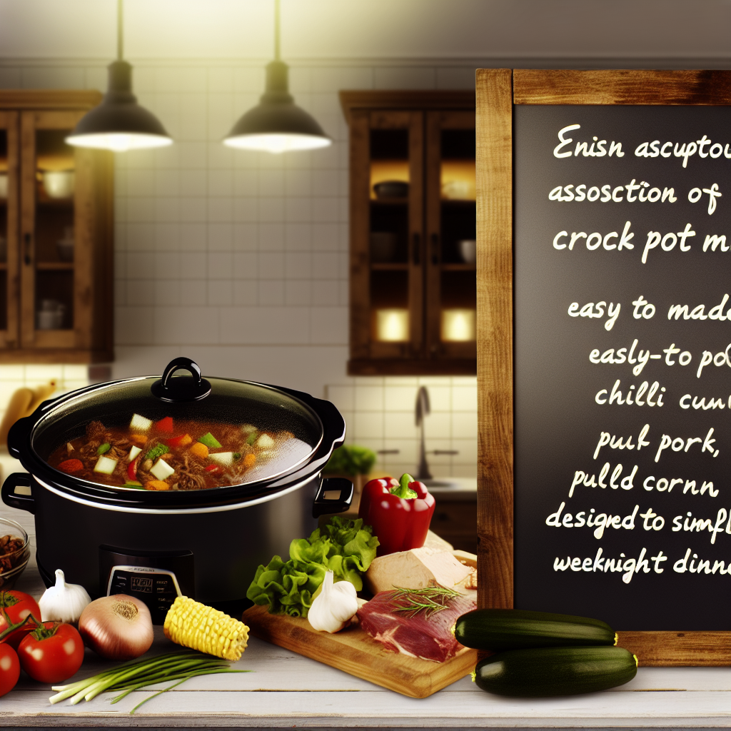 Easy crock pot meals to simplify weeknight dinners