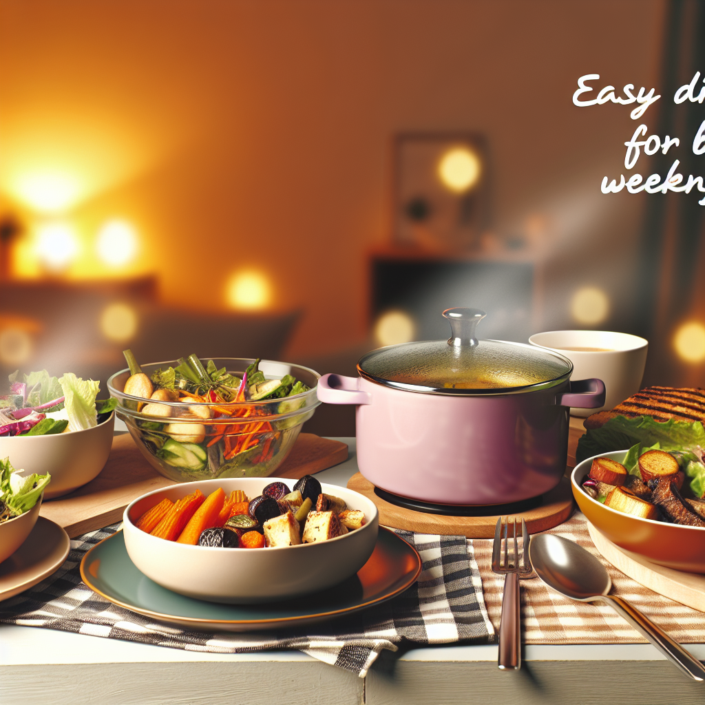 Easy dinner meals for busy weeknights