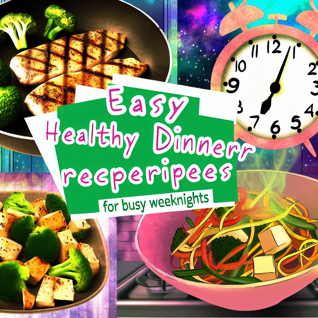 Easy healthy dinner recipes for busy weeknights