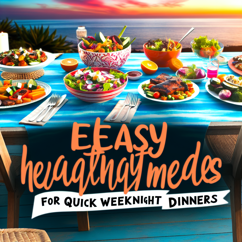 Easy healthy meals for quick weeknight dinners