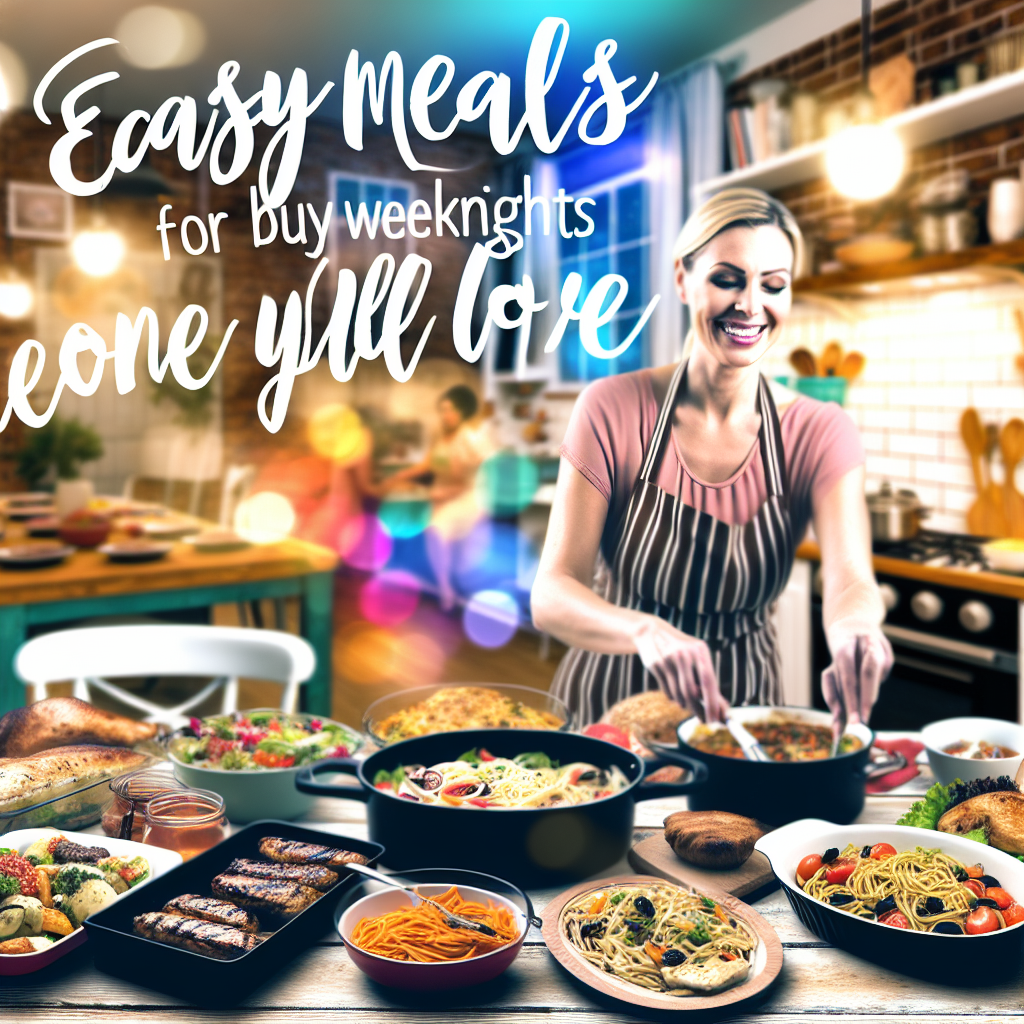 Easy meals for busy weeknights everyone will love