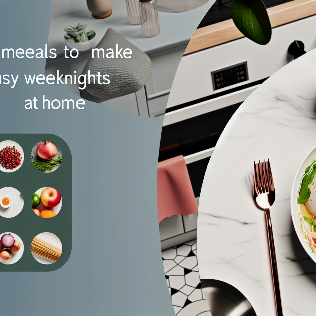 Easy meals to make for busy weeknights at home
