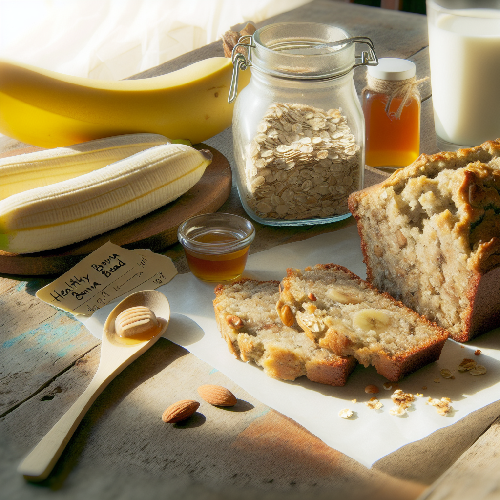 Healthy banana bread recipe for quick breakfasts