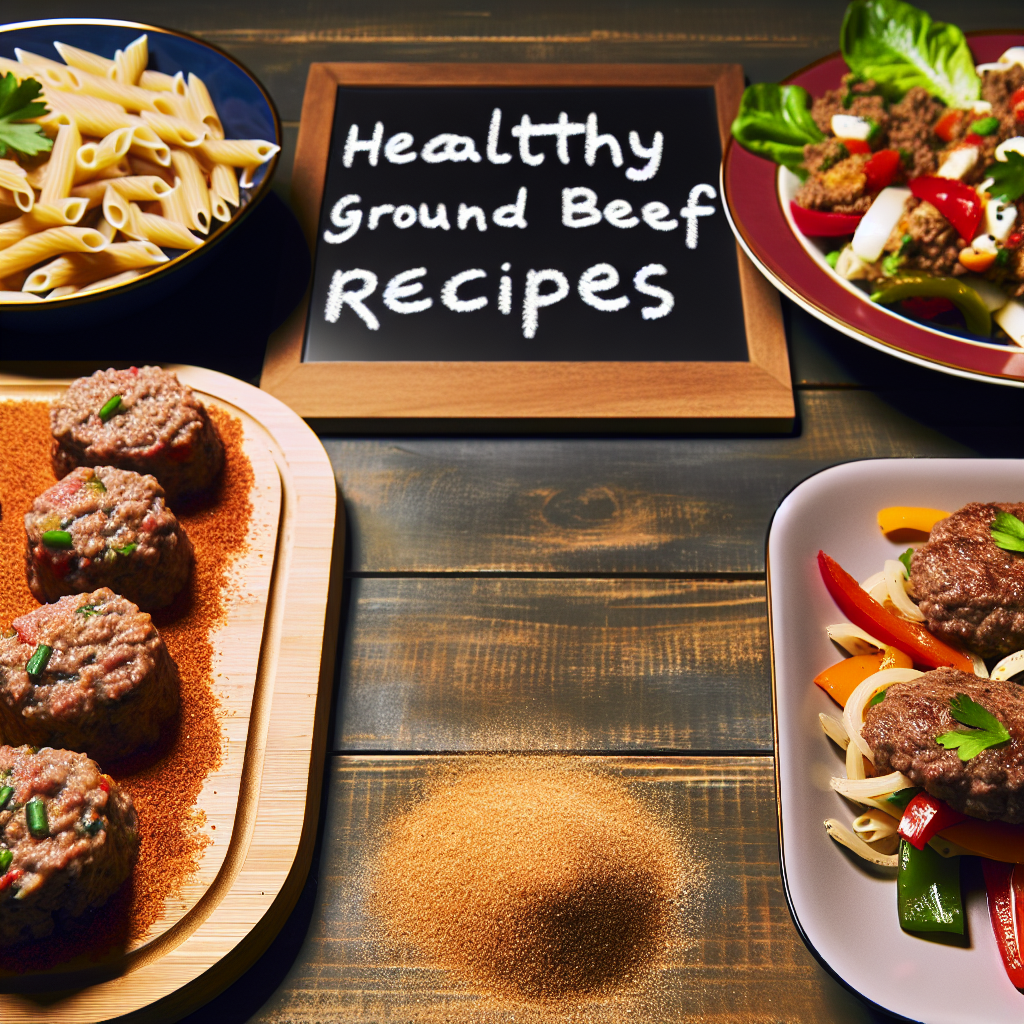 Healthy ground beef recipes for quick weeknight dinners