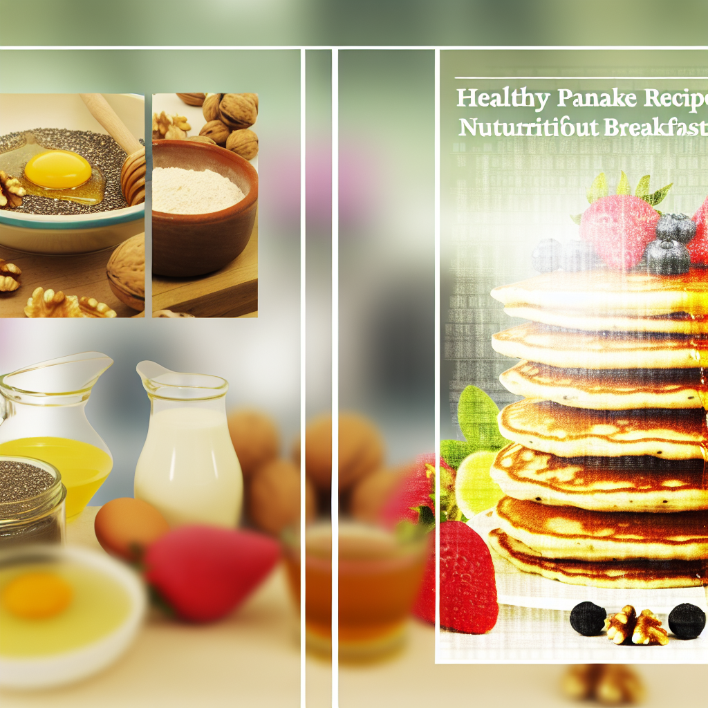 Healthy pancake recipe for a nutritious breakfast delight