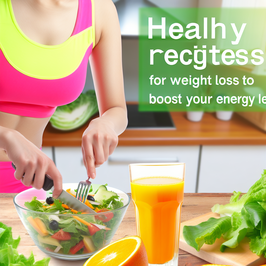 Healthy recipes for weight loss to Boost Your Energy Levels