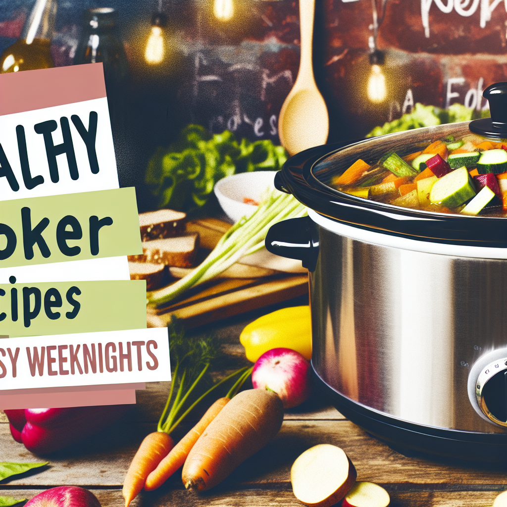Healthy slow cooker recipes for busy weeknights