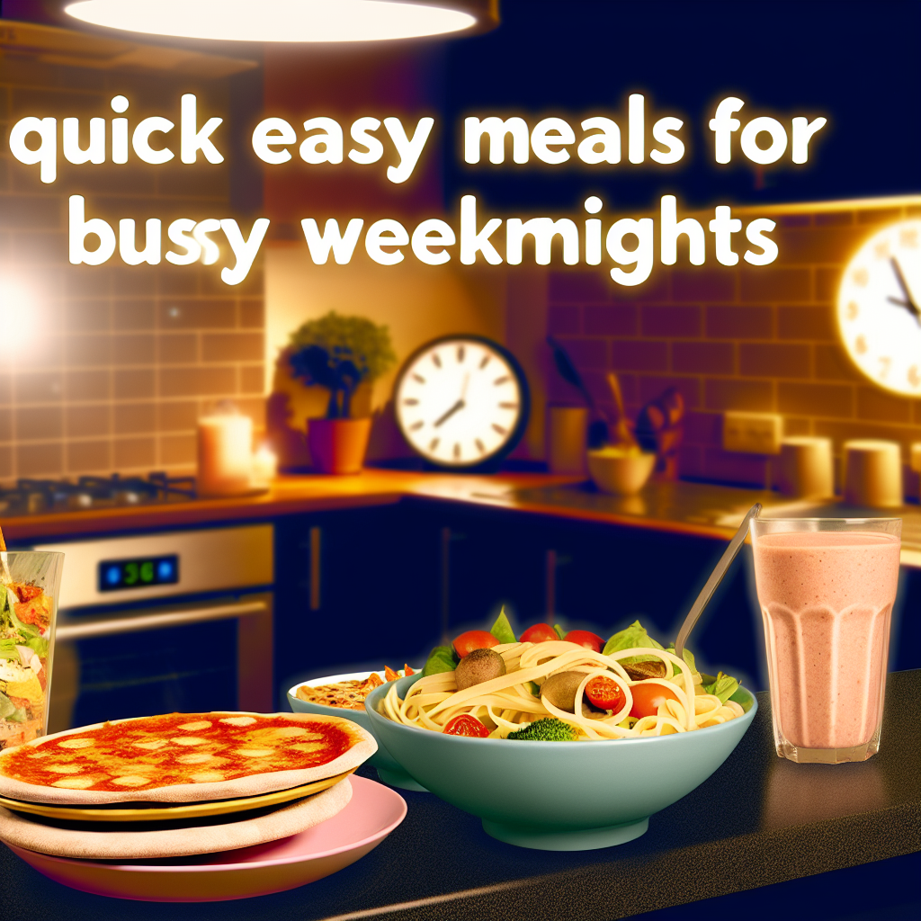 Quick easy meals for busy weeknights