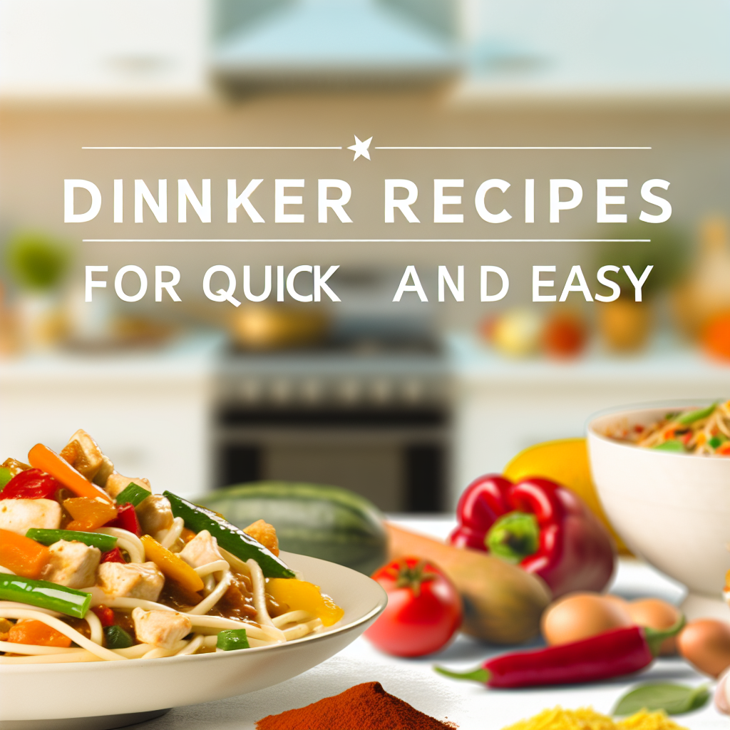 Dinner recipes for dinner that are quick and easy